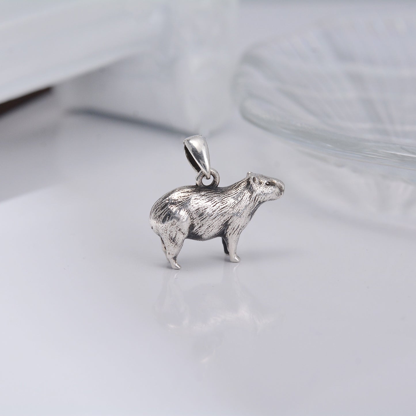 Capybara 925 Sterling Silver Necklace