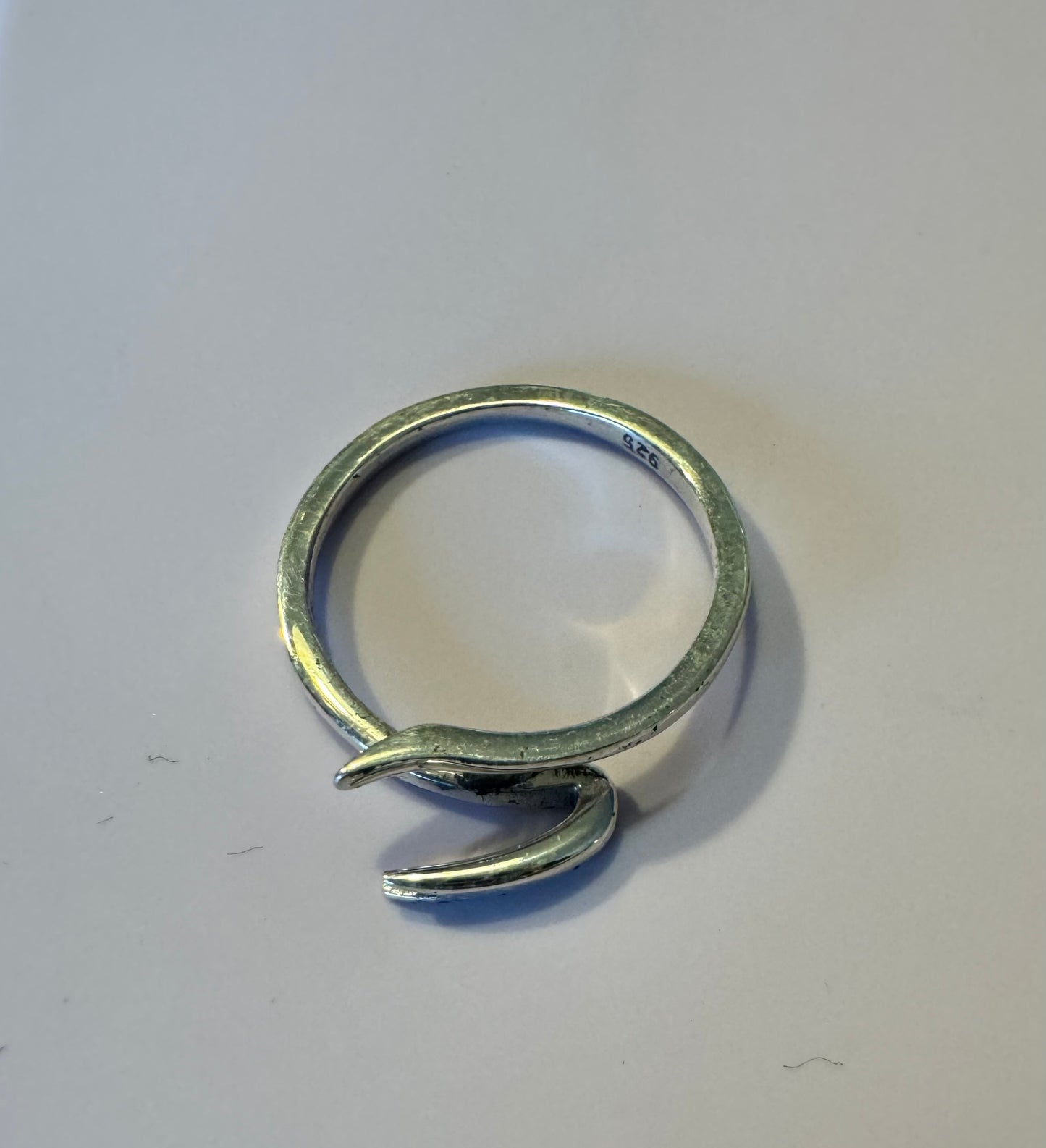 925 Silver Crowbar Ring (More Pictures Coming Soon)