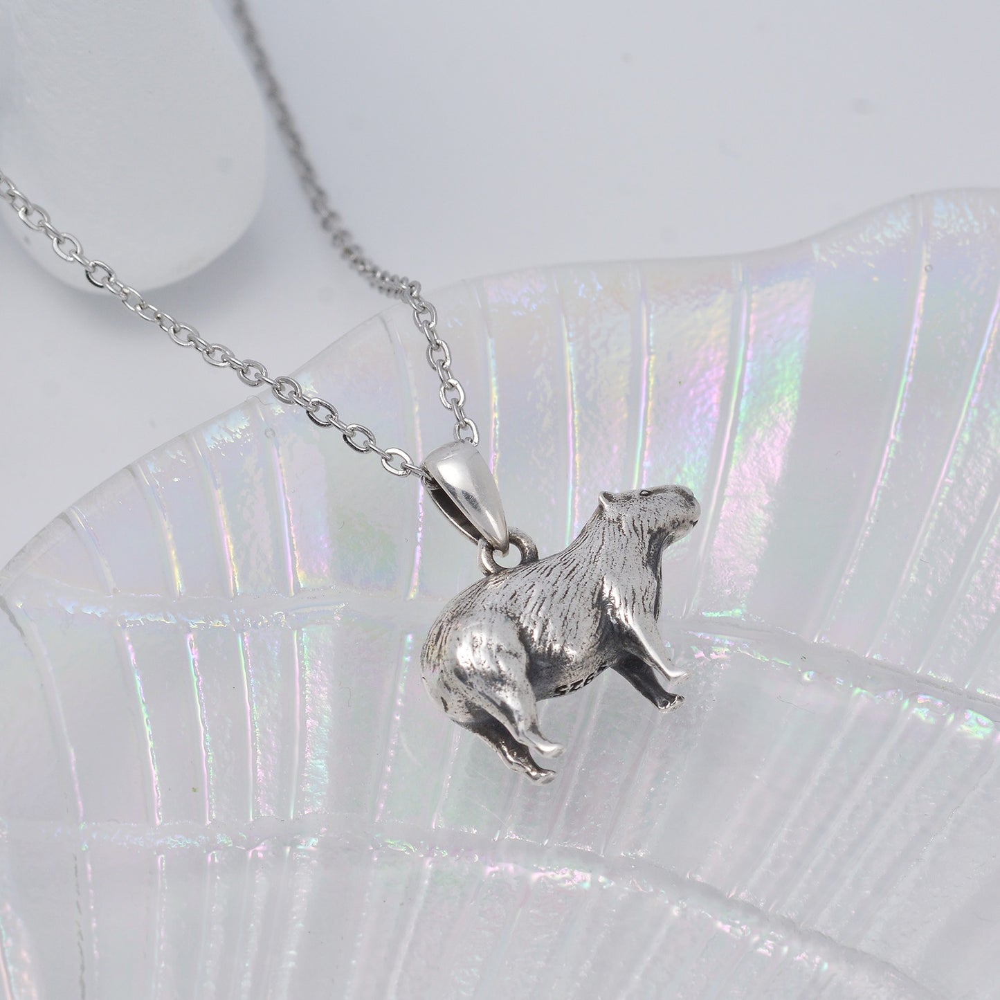 Capybara 925 Sterling Silver Necklace