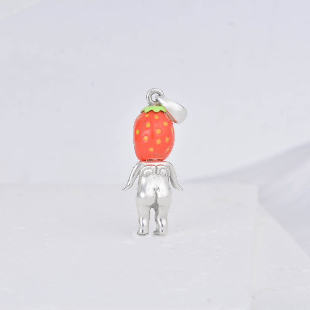 Strawberry Baby Pendant Necklace