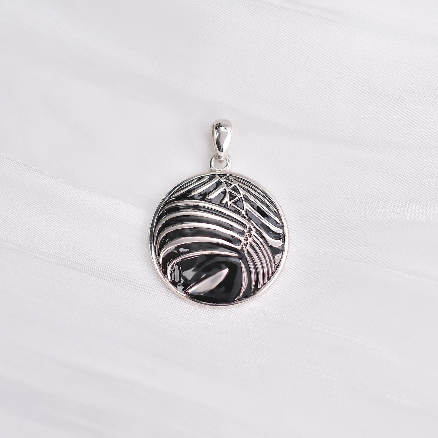 Leliel Sterling Silver Pendant Necklace