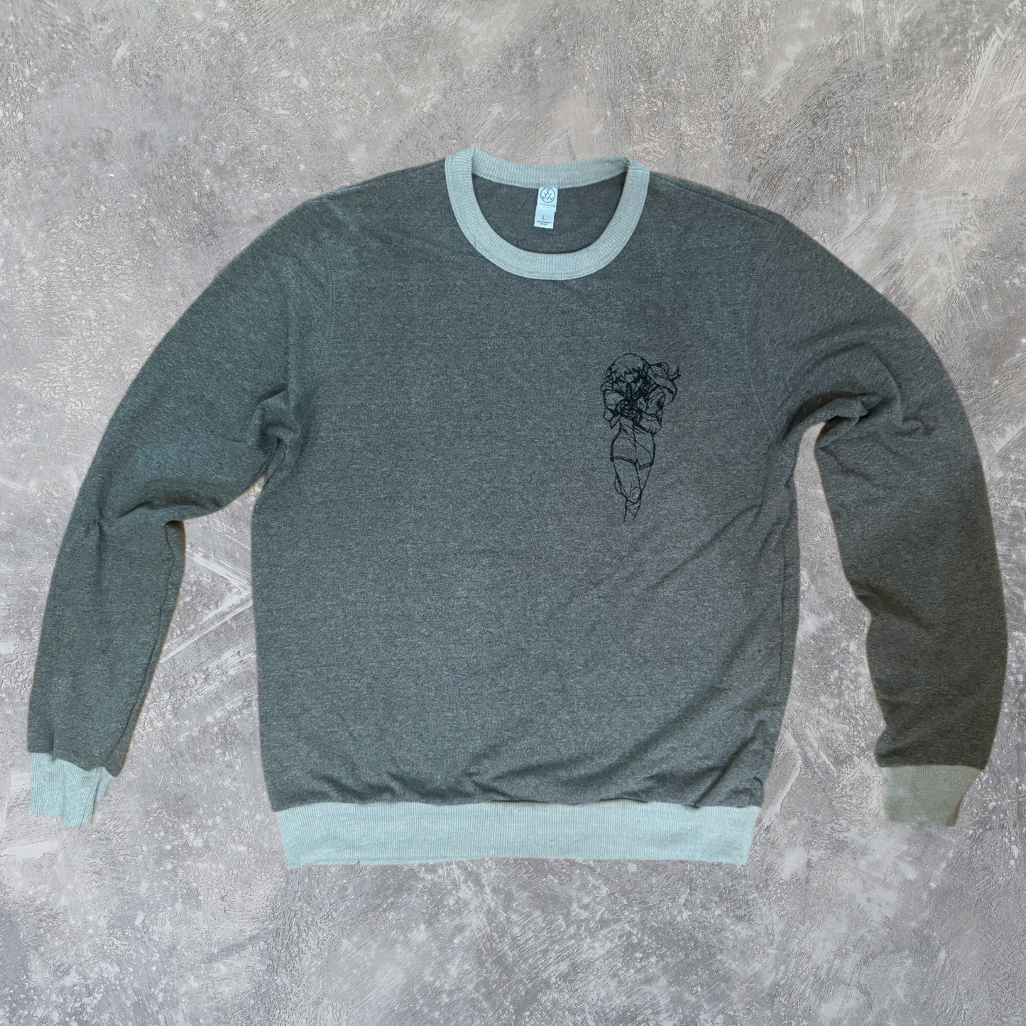 “QUICK DRAW” Embroidered Crewneck Swearshirt