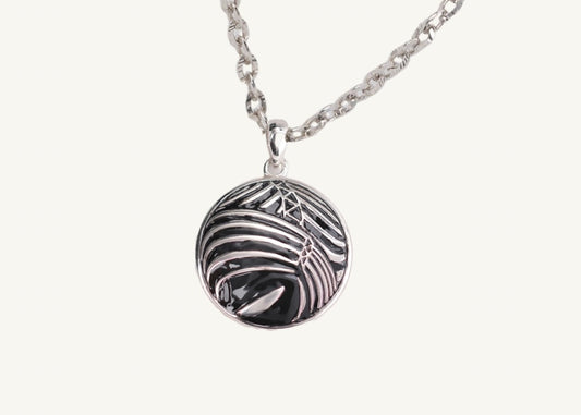 Leliel Sterling Silver Pendant Necklace