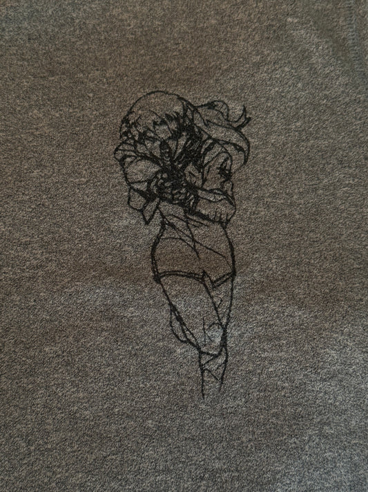 “QUICK DRAW” Embroidered Crewneck Swearshirt