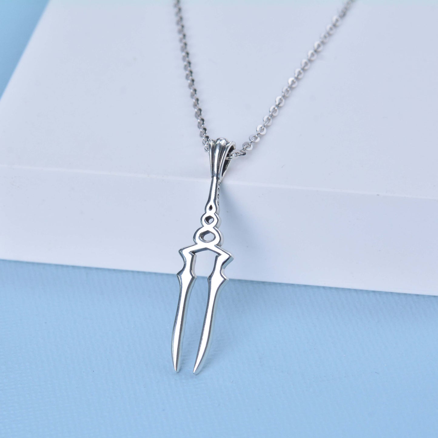 Spear Pendant 925 Sterling Silver Necklace