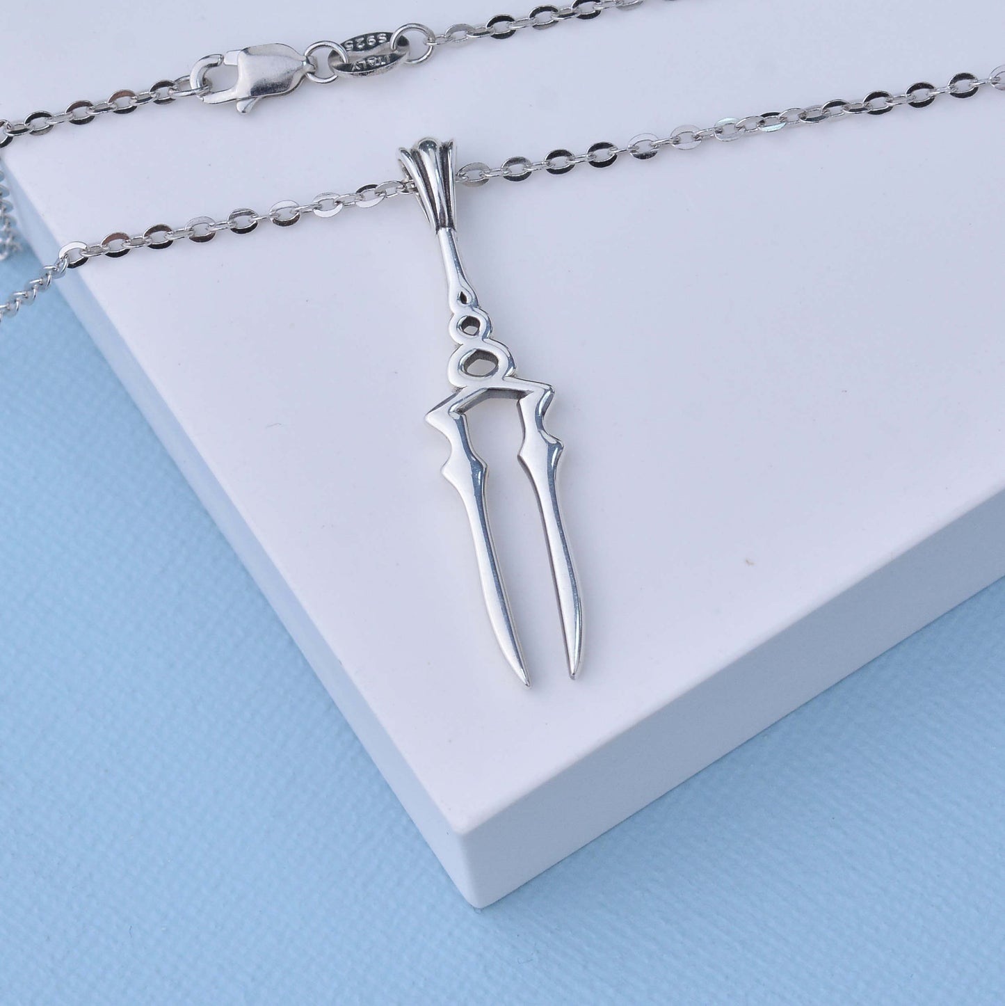 Spear Pendant 925 Sterling Silver Necklace