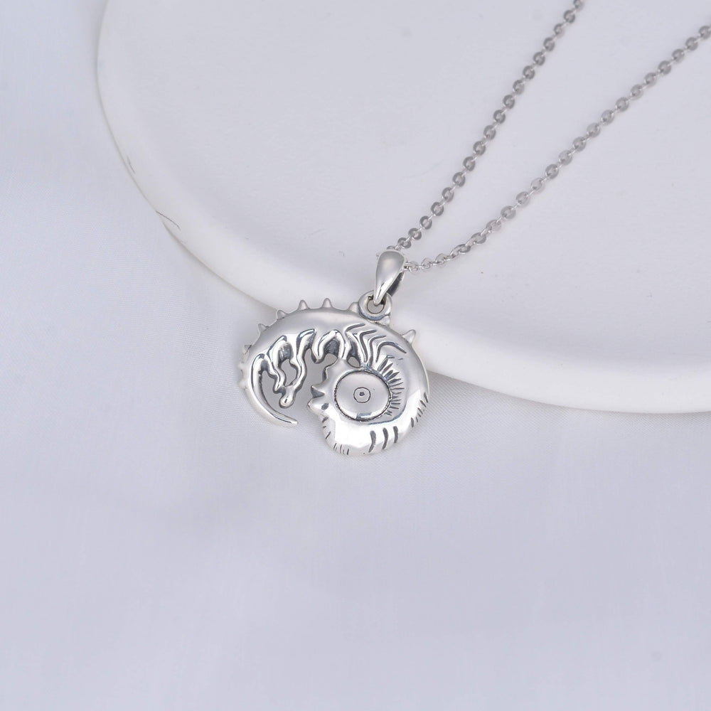 Embryonic Adam Sterling Silver Pendant Necklace