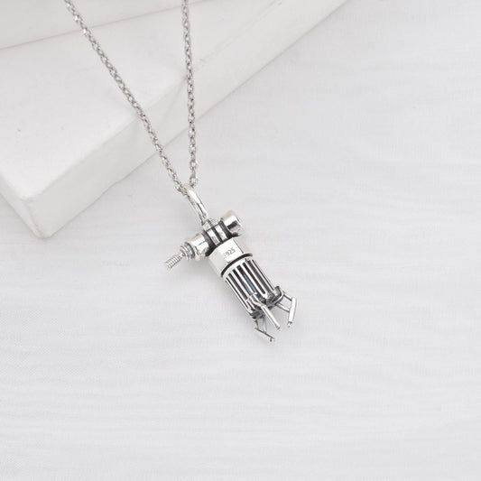 Garry’s Grabby Gun Sterling Silver Pendant Necklace