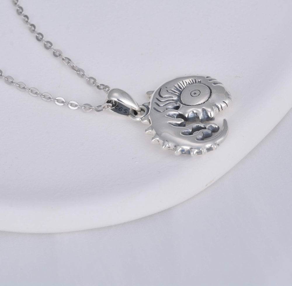 Embryonic Adam Sterling Silver Pendant Necklace